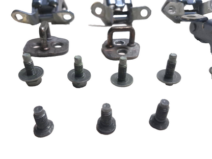 2010 Nissan Maxima Sv Passenger Side Door Hinge & Latch 6pcs W/ Bolt 8pcs OEM