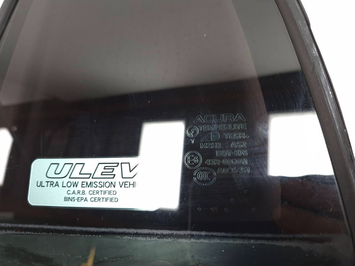 2008 Acura Tl Type-s Rear Door Quarter Window Glass Left Driver Side OEM