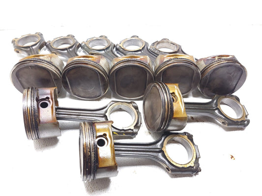 2007 Mercedes Ml500 Piston W/ Connecting Rod 8pcs OEM