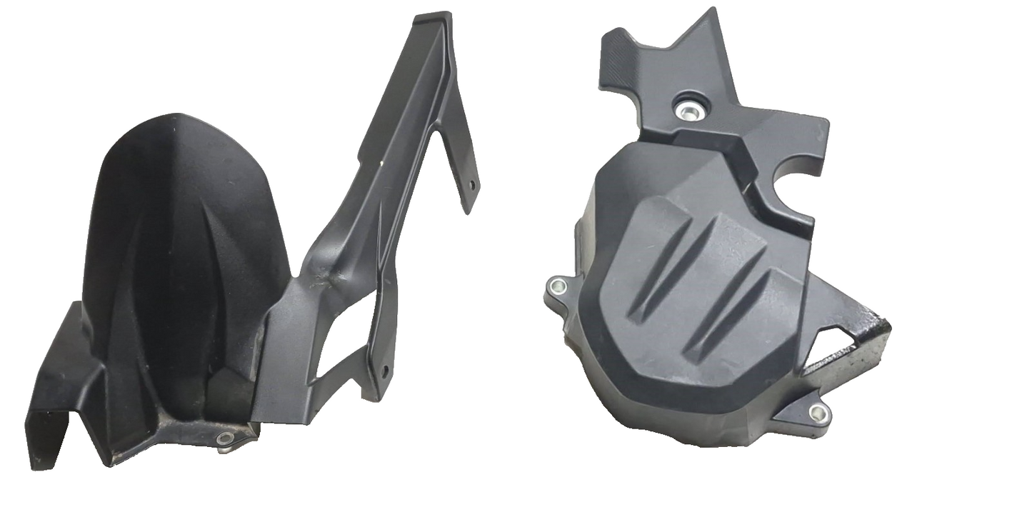 2024 Kawasaki Ninja 500 Ex500 Rear & Front Chain Cover Pair OEM