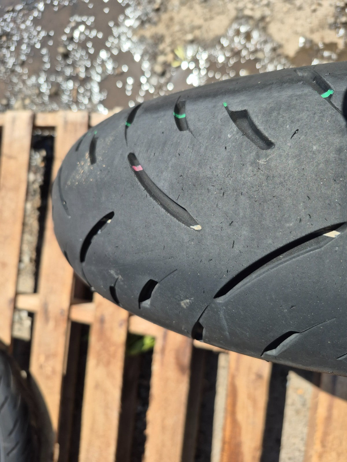 2019 Kawasaki Z400 Er400d Wheel Rim & Tire Front & Rear * Straight * OEM