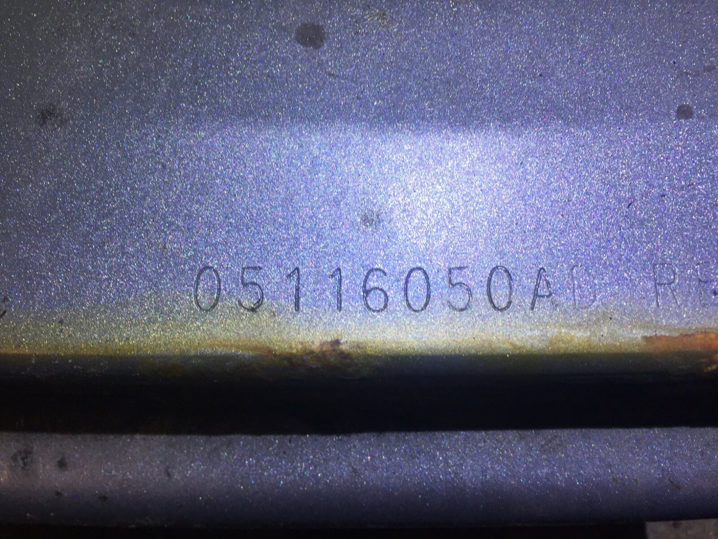 2014 Dodge Avenger Rear Bumper Reinforcement OEM