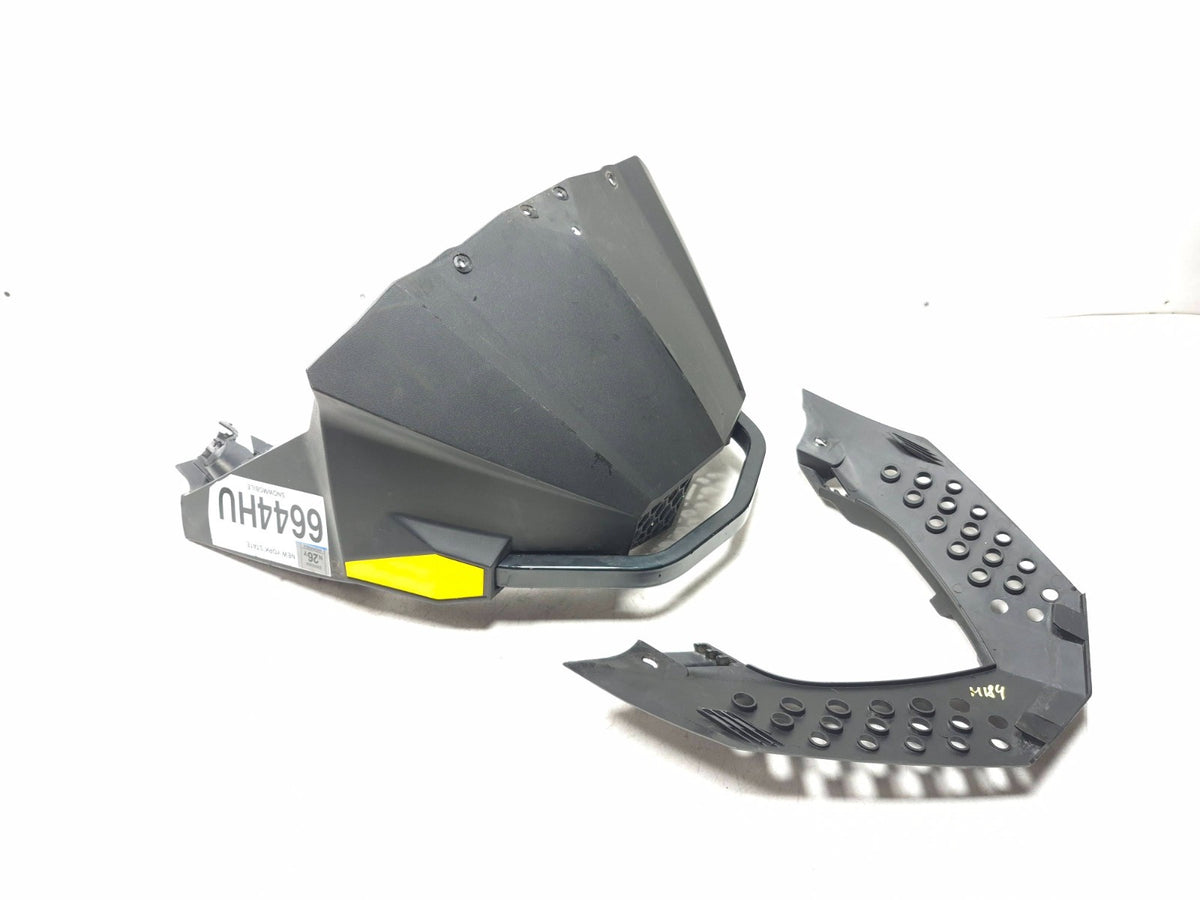 2010 Ski-doo Mxz 800r Front Bottom Pan W/ Pan Cap Pair OEM