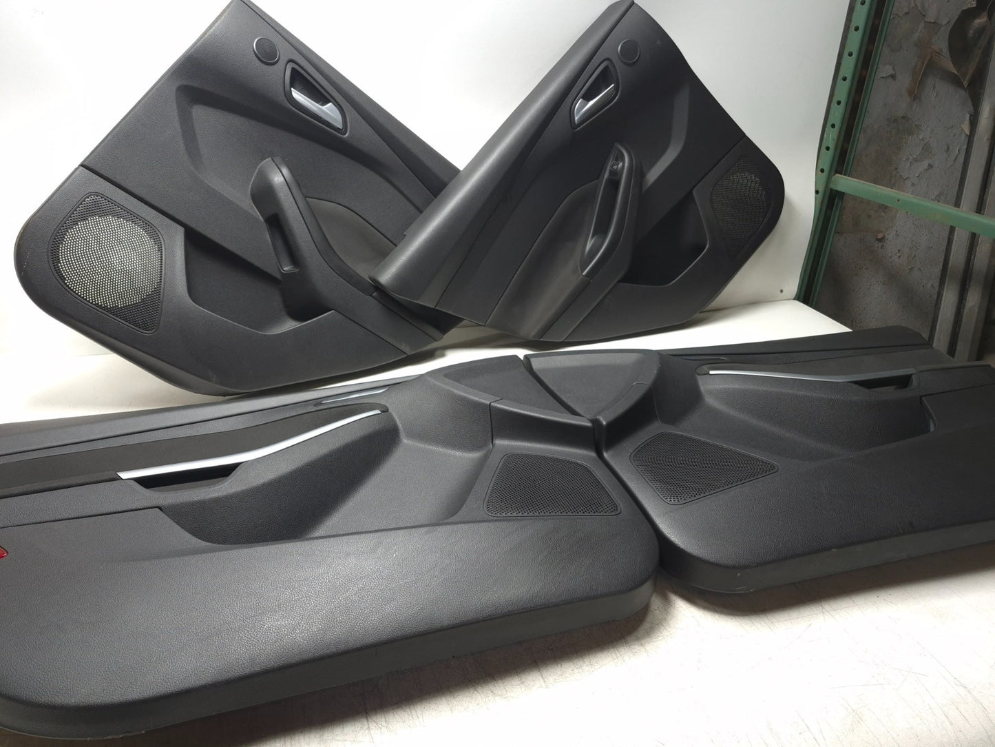 2013 Ford Focus Hatchback Door Panel Trim Front & Rear 4pcs OEM