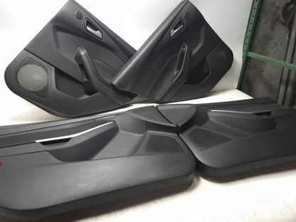 2013 Ford Focus Hatchback Door Panel Trim Front & Rear 4pcs OEM