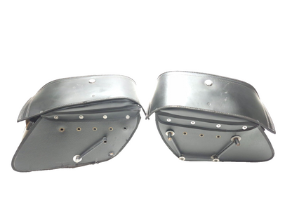 Viking Bags Leather Saddlebags Harley Dyna Fat Bob Fxdf 2008-2017 Hard Mount OEM