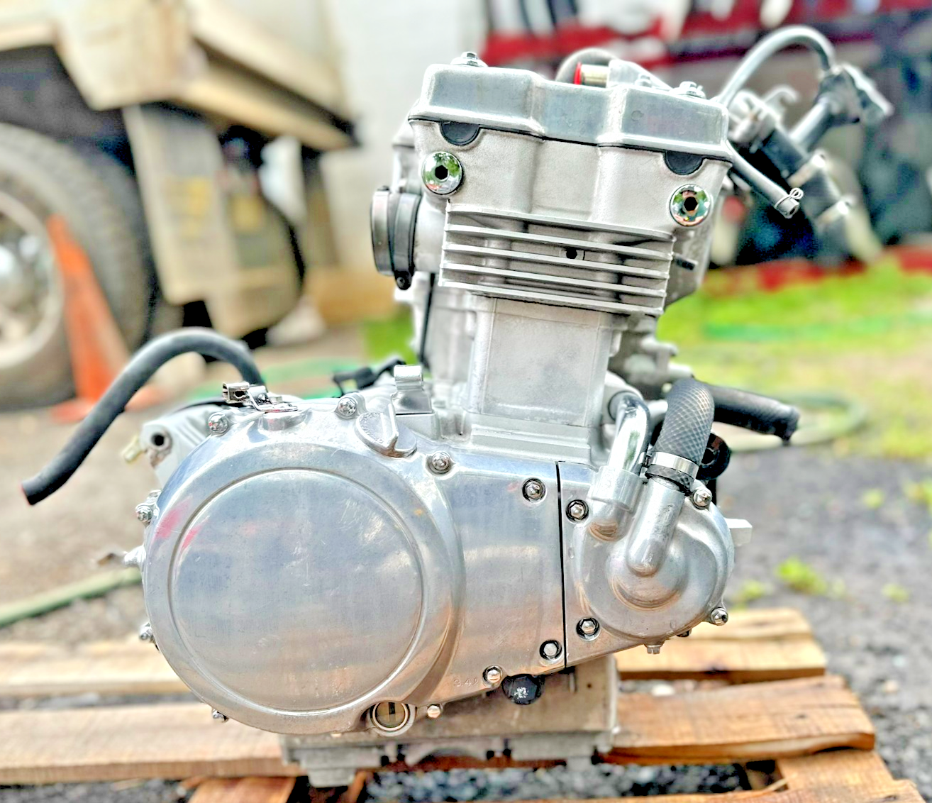1991 Kawasaki Vulcan 500 En500 Engine Motor OEM