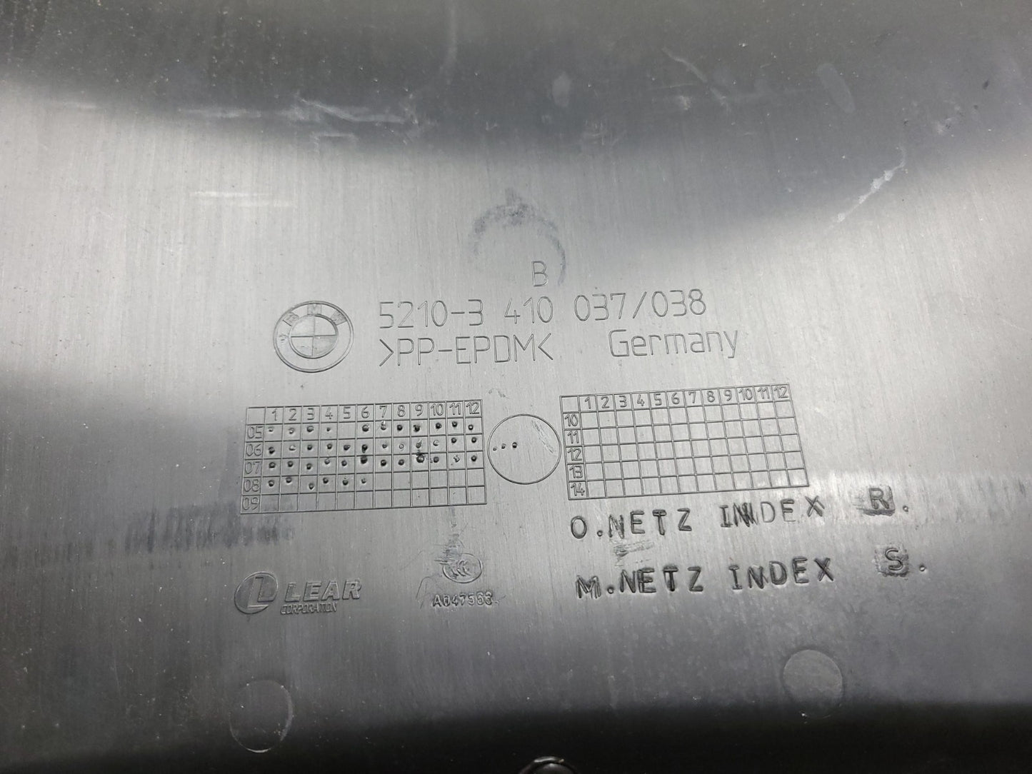 2004 - 2010 BMW X3 E83 Front Left Driver Seat Back Trim Panel OEM