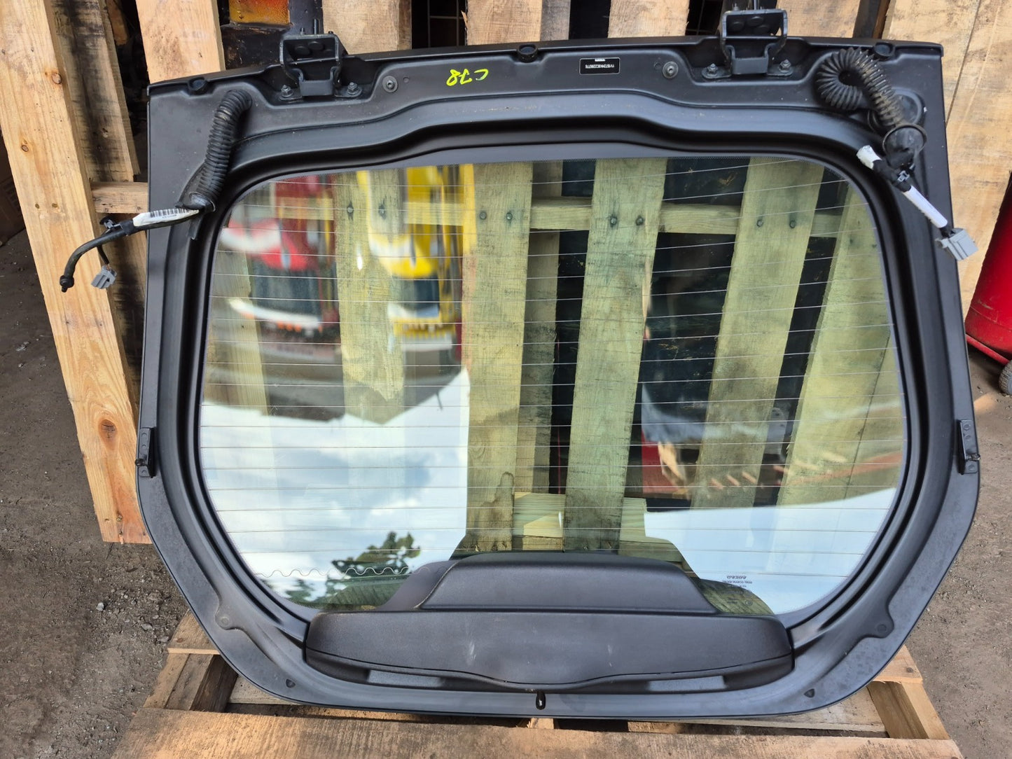 2012 Volvo C30 Rear Back Window Glass OEM