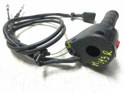 2019 Kawasaki Z400 Er400d Right Handlebar Switch & Throttle Grip OEM