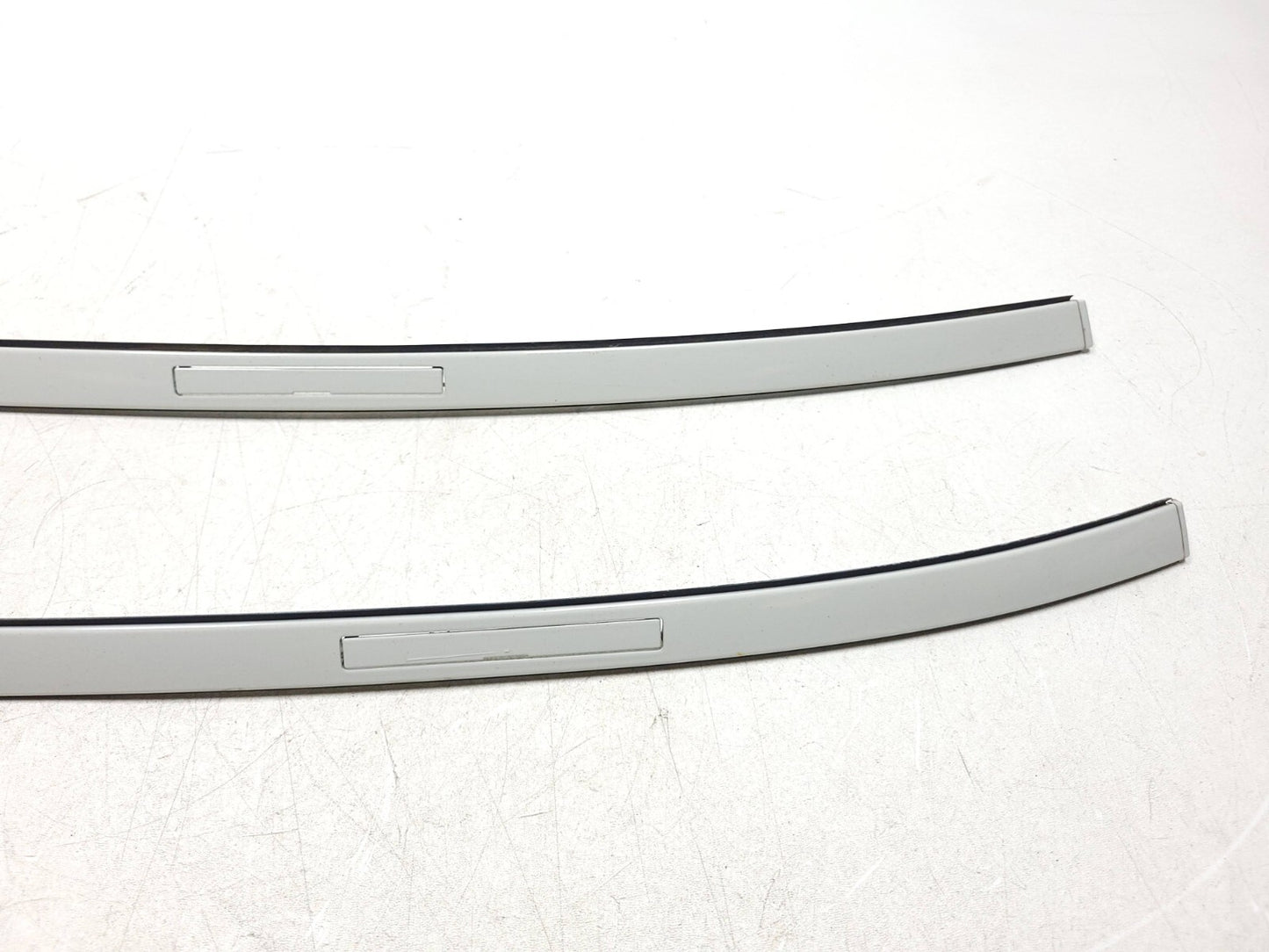 13-18 BMW 330xi F30 Sedan Roof Rack Rail Molding Trim Pair White OEM ✅