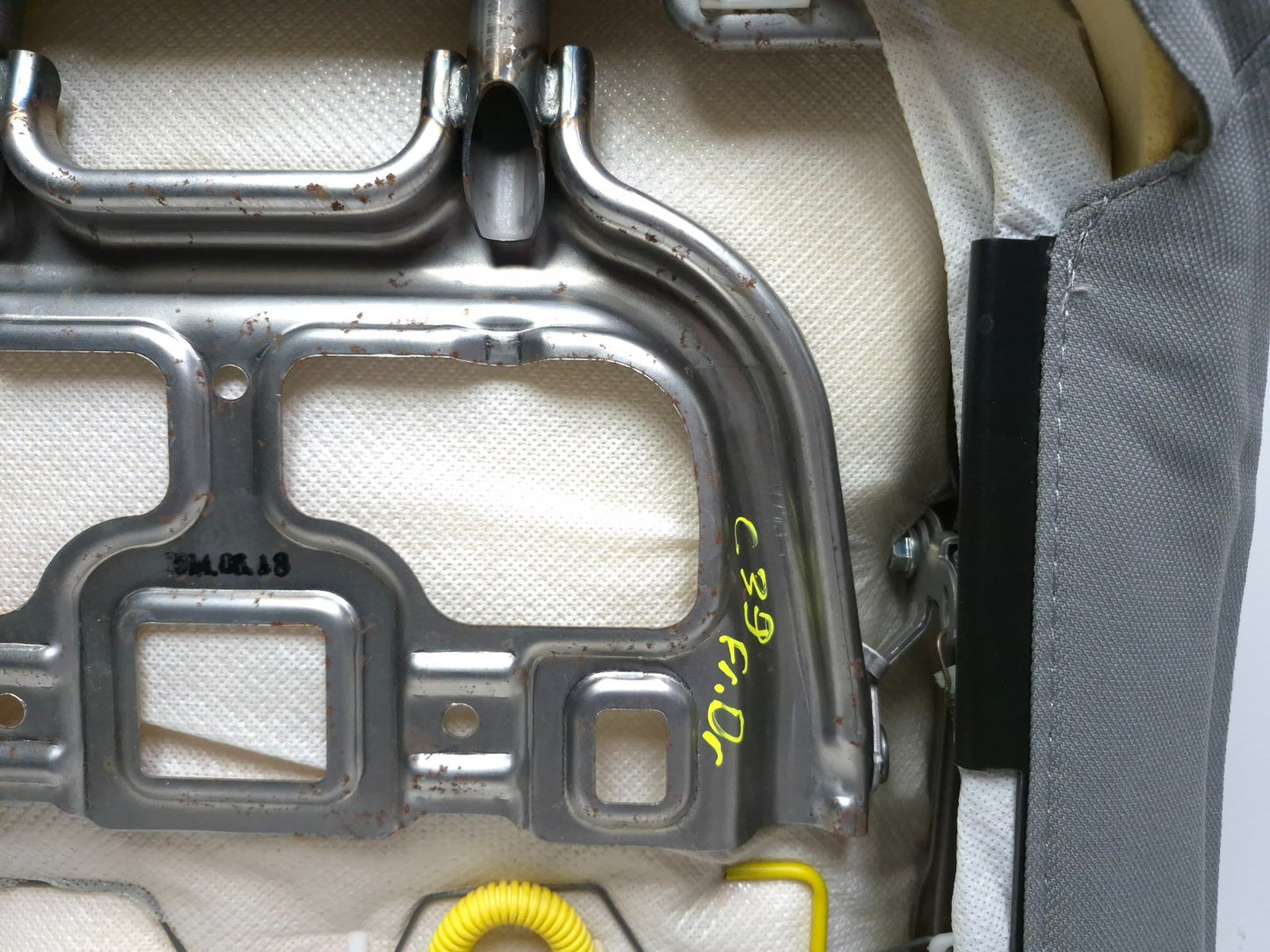 2014 Hyundai Accent Front Upper Seat Cushion Driver Side Left OEM