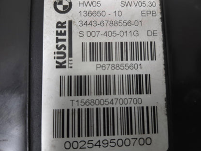 2008 BMW X6 E71 Parking Brake Actuator & Cable OEM