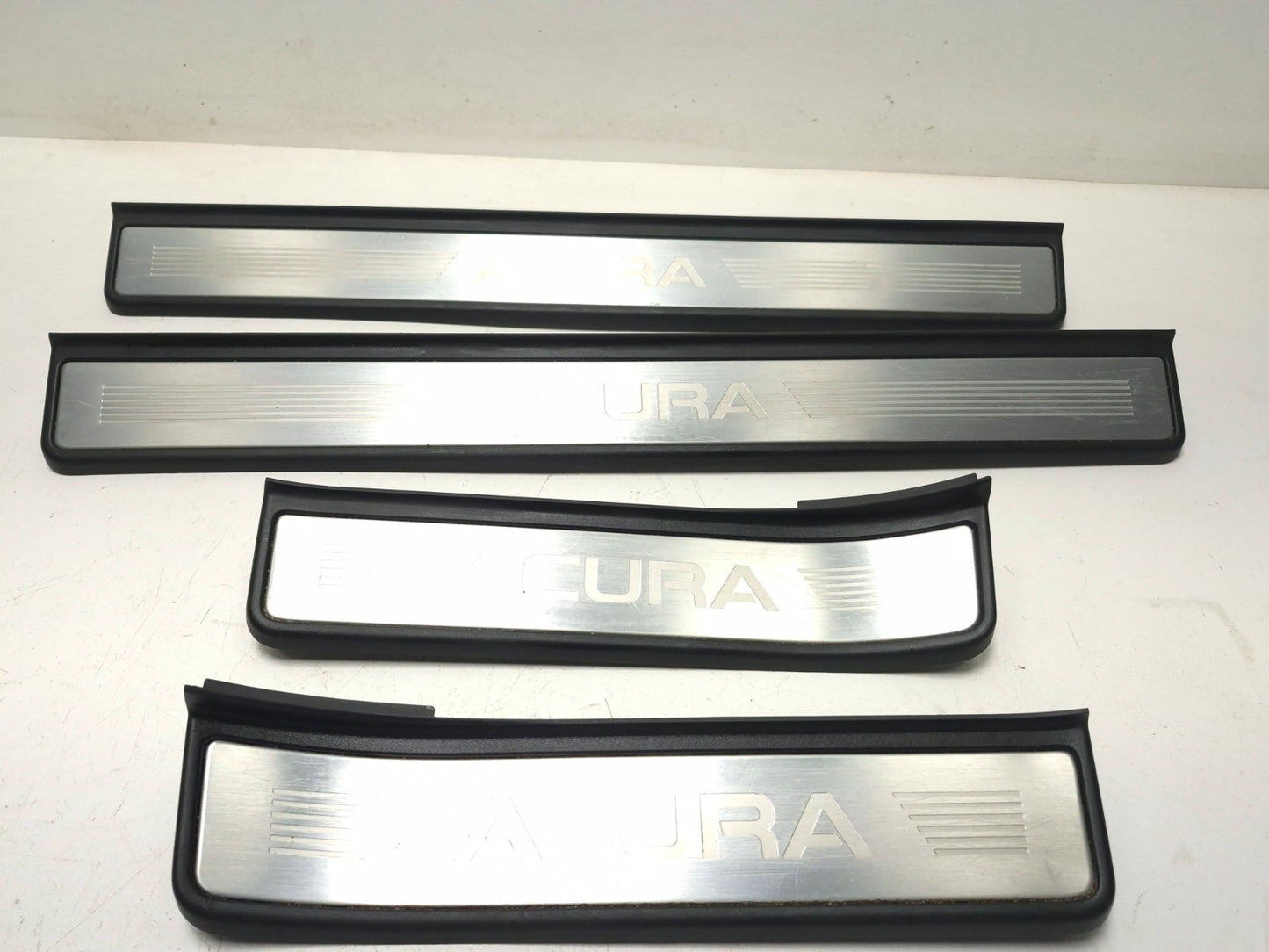 2008 Acura Tl Type-s Door Sill Trim Scuff Plate Rear & Front 4 Pcs OEM