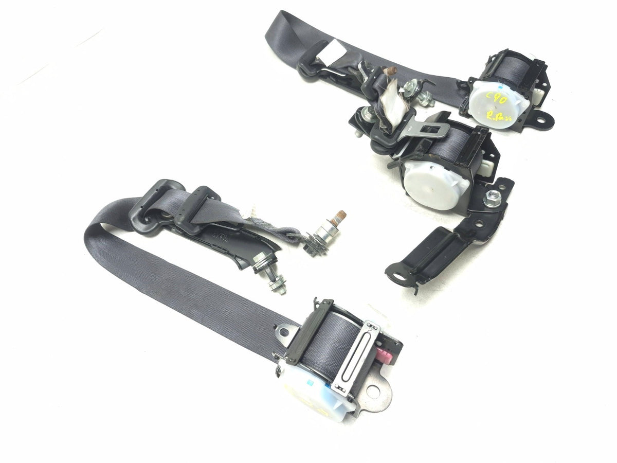2007 Honda Fit Rear Seat Belt Retractor 3 Pcs 04827-sln-a00za OEM