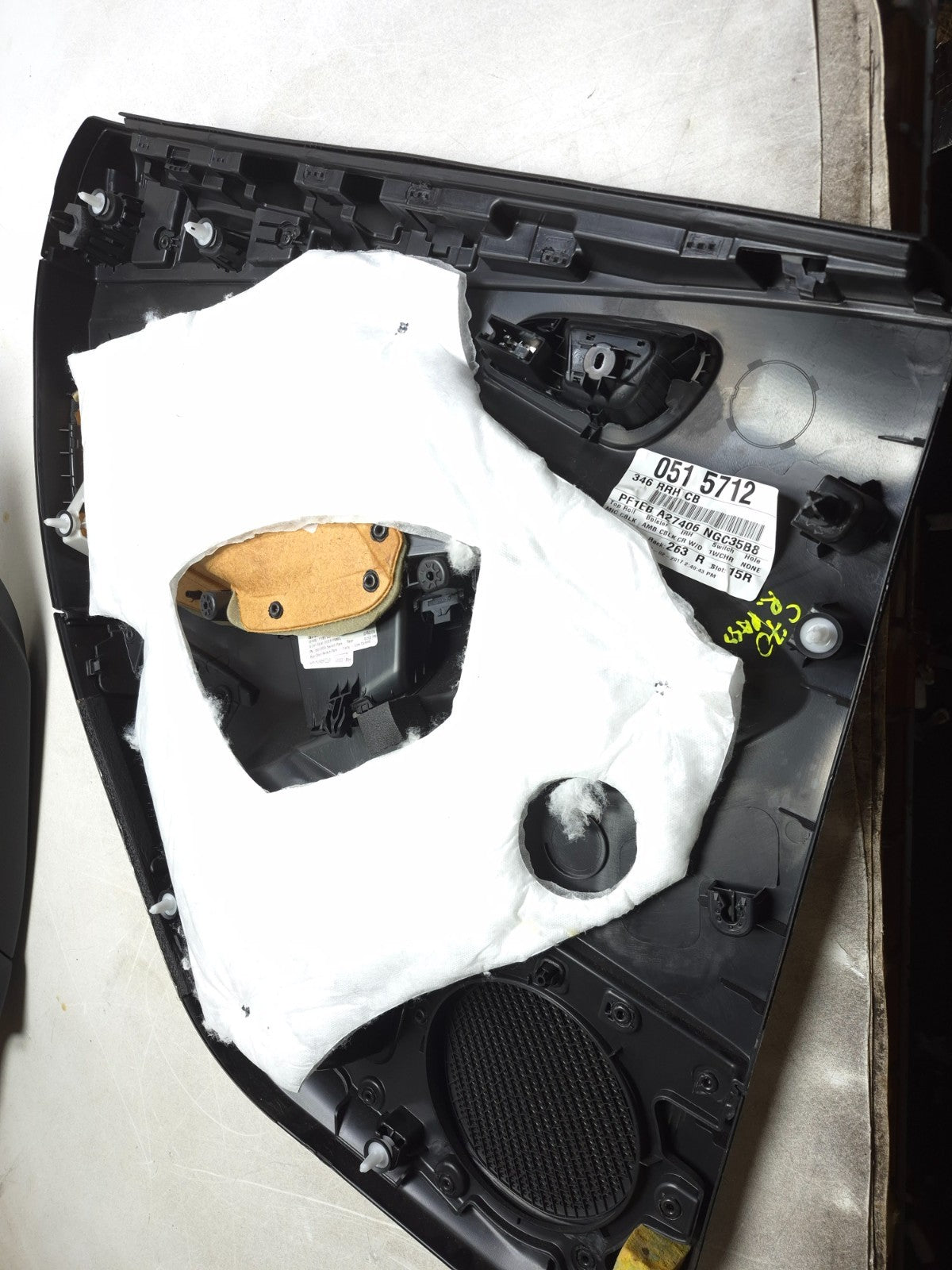 2017 Ford Focus St Rear Door Panel Trim Left & Right OEM