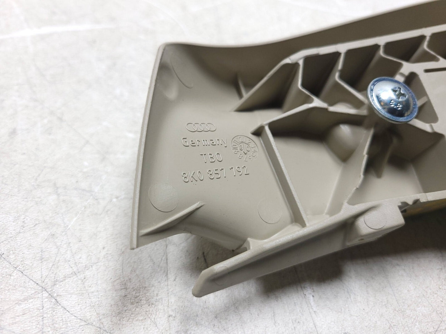 2009 - 2016 Audi A4 S4 Sedan Upper C & D Pillar Trim W/ Seat Belt Guide OEM