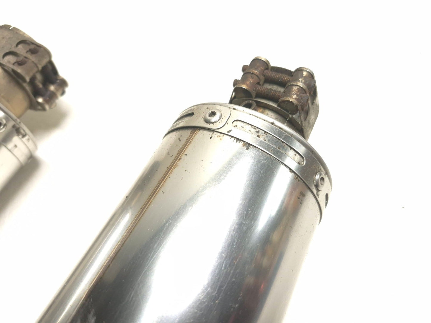 2004 Yamaha Fz6 S Exhaust Muffler Pair Delkivic OEM