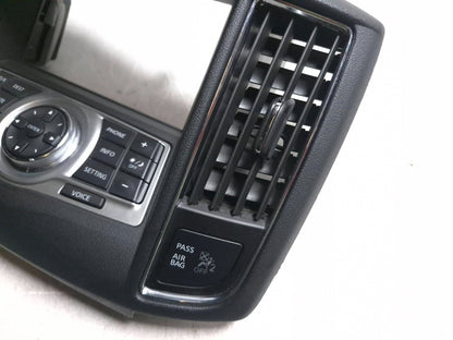 2010 Nissan Maxima Sv Navigation Radio Audio Control Bezel Panel W/ Grille OEM
