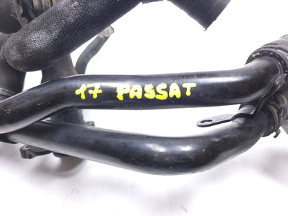2017 Volkswagen Passat Engine Coolant Hoses Line Pipes 1.8t OEM
