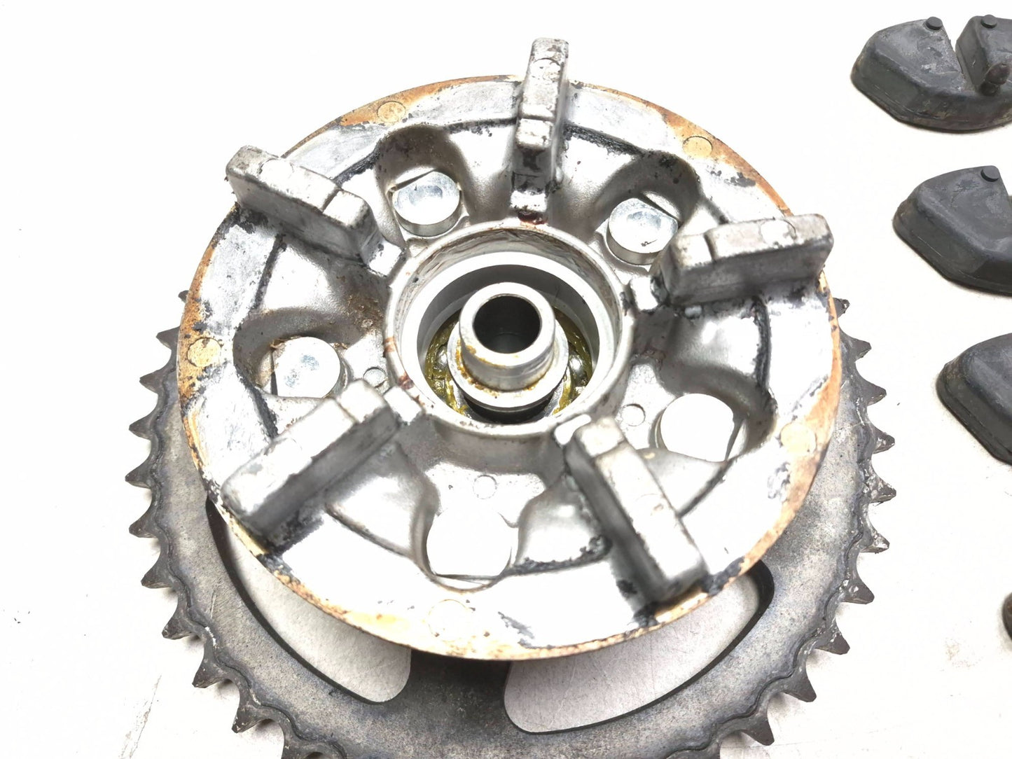 2001 Suzuki Gsx 750f Katana Rear Sprocket Assembly & Drive Chain OEM