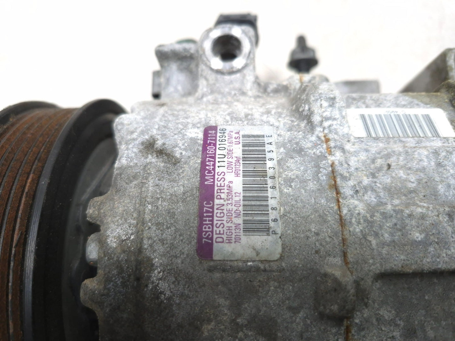 2018 Chrysler 300 Ac Compressor 3.6l OEM