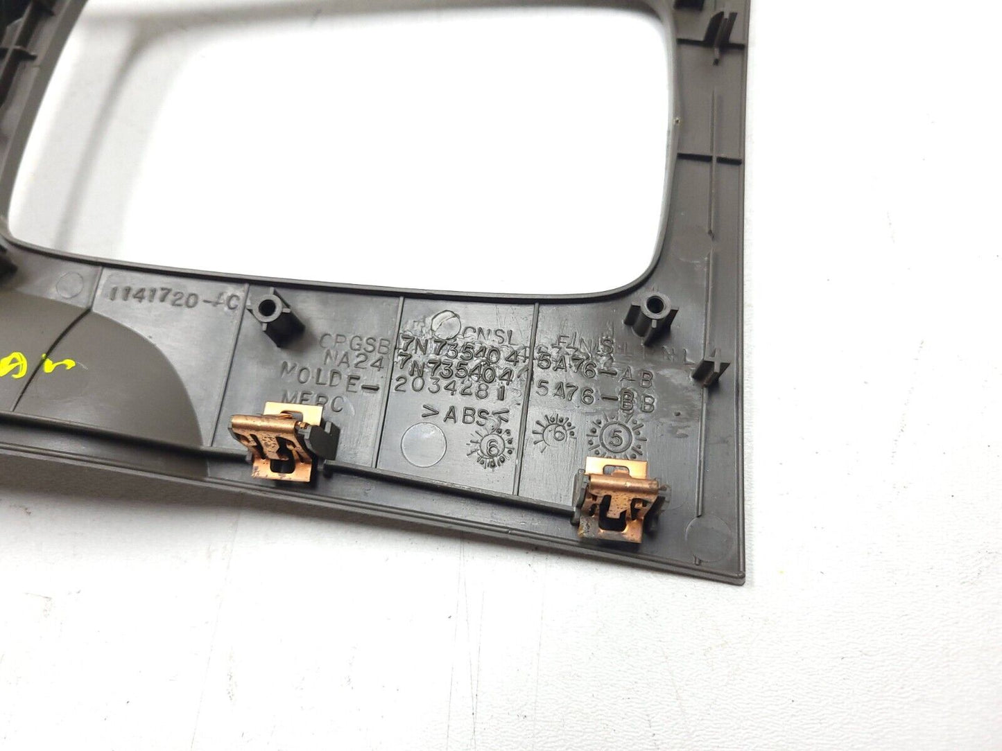 06 - 09 Mercury Milan Center Console Shifter Bezel Trim OEM