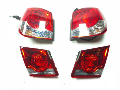 2011-2016 Chevrolet Cruze Rear Tail Light Left & Right 4 Pcs OEM