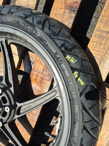 2013 Honda Cbr250 Wheel Rim W/ Tire Front & Rear *straight* OEM