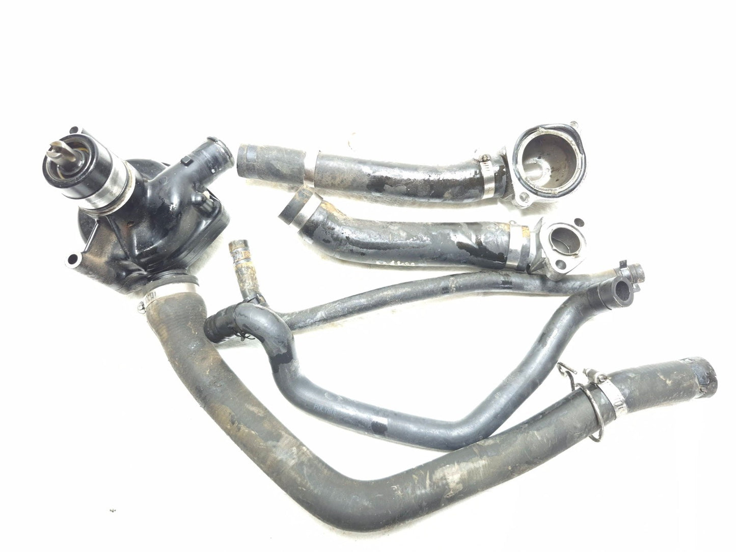 2008 Triumph Sprint St 1050 Water Pump W/ Hose Pipe Set OEM