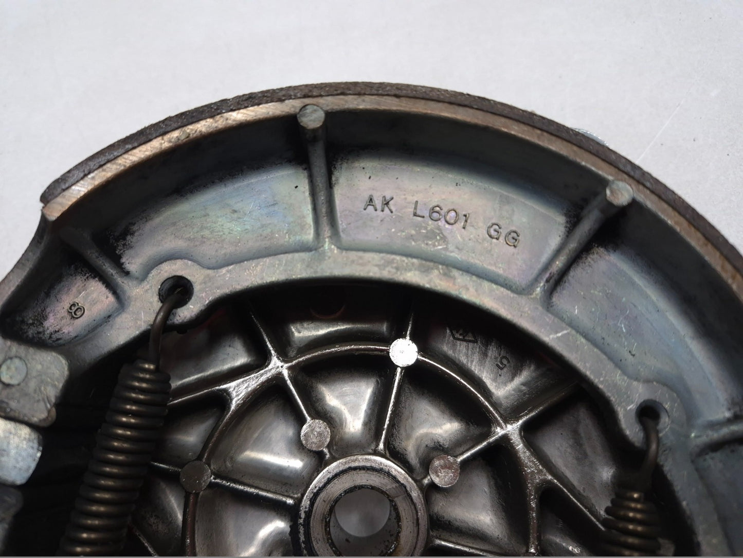 1996 Yamaha Virago Xv750 Rear Chrome Brake Drum Assembly OEM