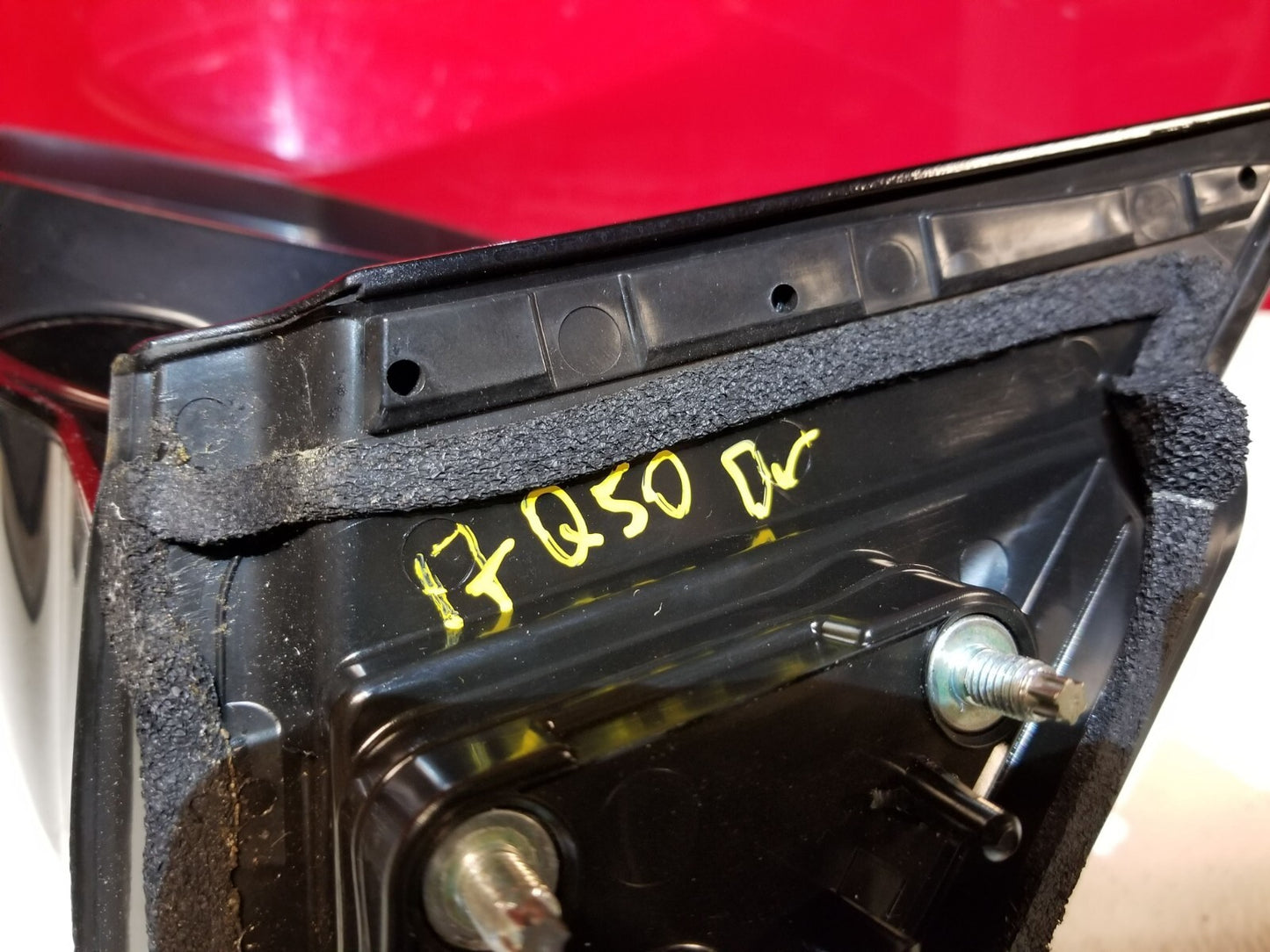 2017 Infiniti Q50 Driver Side Mirror OEM
