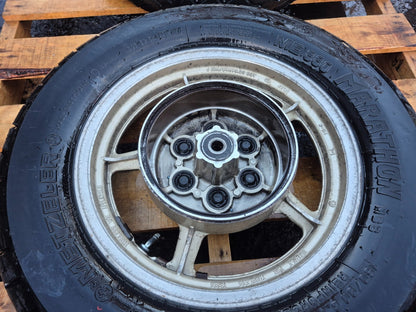 1994 Yamaha Virago Xv1100 Rear & Front Wheel W/ Tire Pair R 15 R 19 OEM