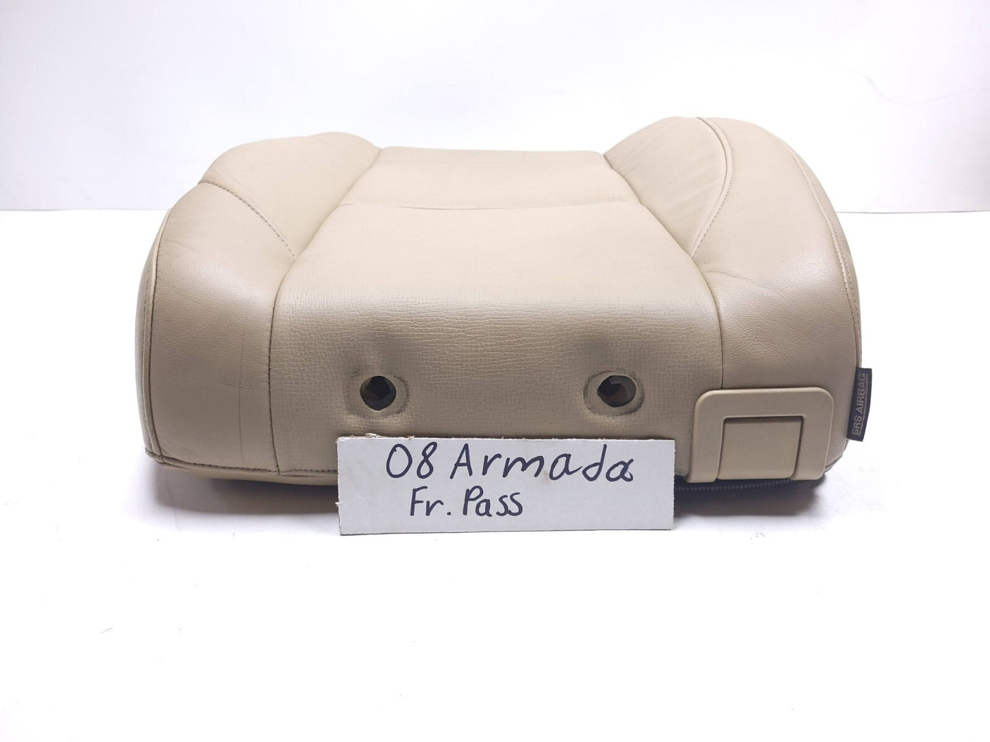 2008 Nissan Armada Front Passenger Seat Backrest Upper Cushion OEM