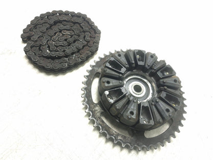 2009 Yamaha Fz6r Rear Wheel Hub & Sprocket W/ Drive Chain OEM
