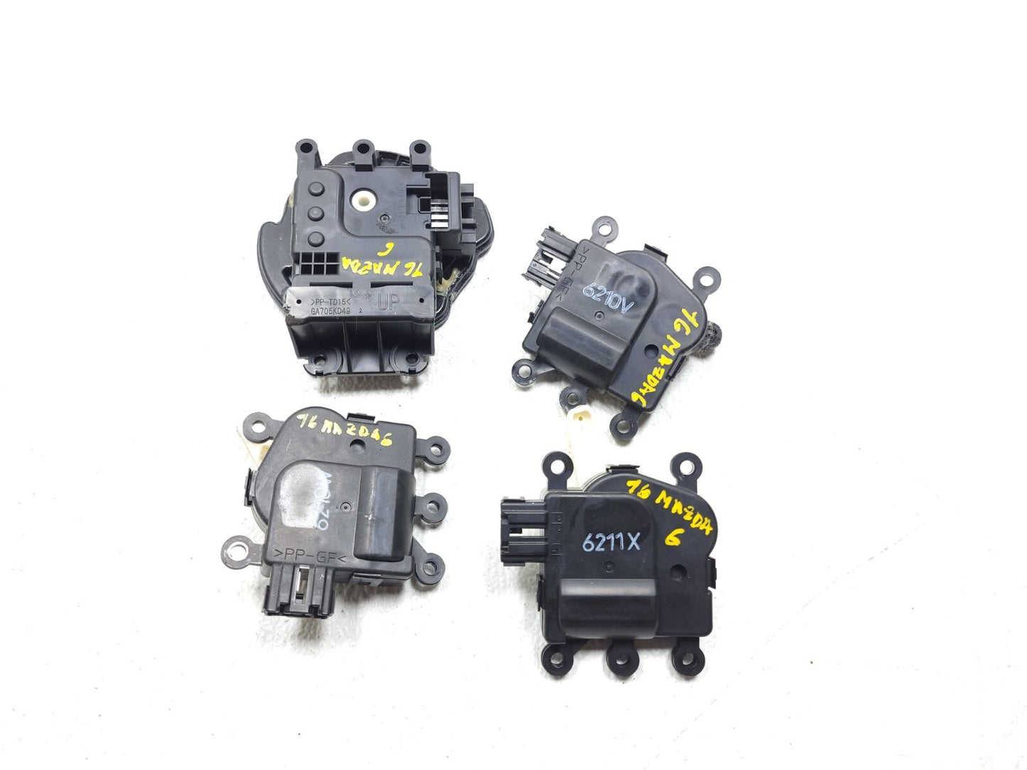 2016 Mazda 6 Door Heater Blend Flap Motor Actuator 4pcs OEM