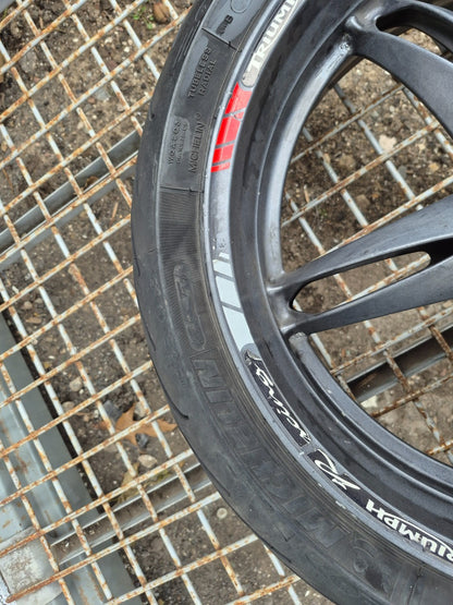 2005  Triumph Sprint St Rear Wheel W/ Tire Michelin 180/55 R 17 OEM