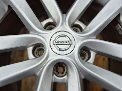 2015 Nissan Juke S Wheel Rim W/ Tire Milestar 215/55 R17 4 Pcs OEM