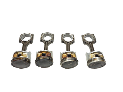 1984 Honda Gl1200 Goldwing Piston W/ Connecting Rod 4pcs OEM