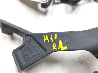 19 - 23 Kawasaki Z400 Er400 Left Side Foot Peg Front Rear Pair OEM