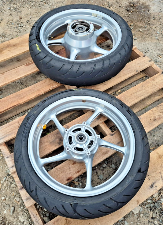 2009 Yamaha Fz6r Wheel Rim & Tire Front & Rear *straight* OEM