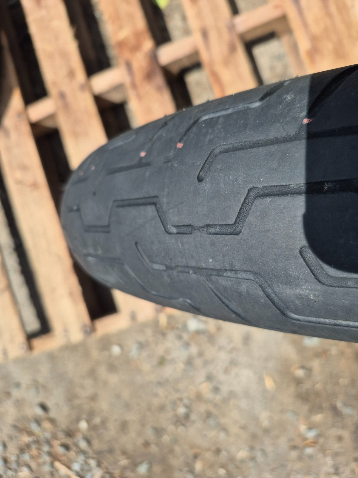 1991 Kawasaki Vulcan 500 En500 Wheel Rim & Tire Front & Rear *straight* OEM
