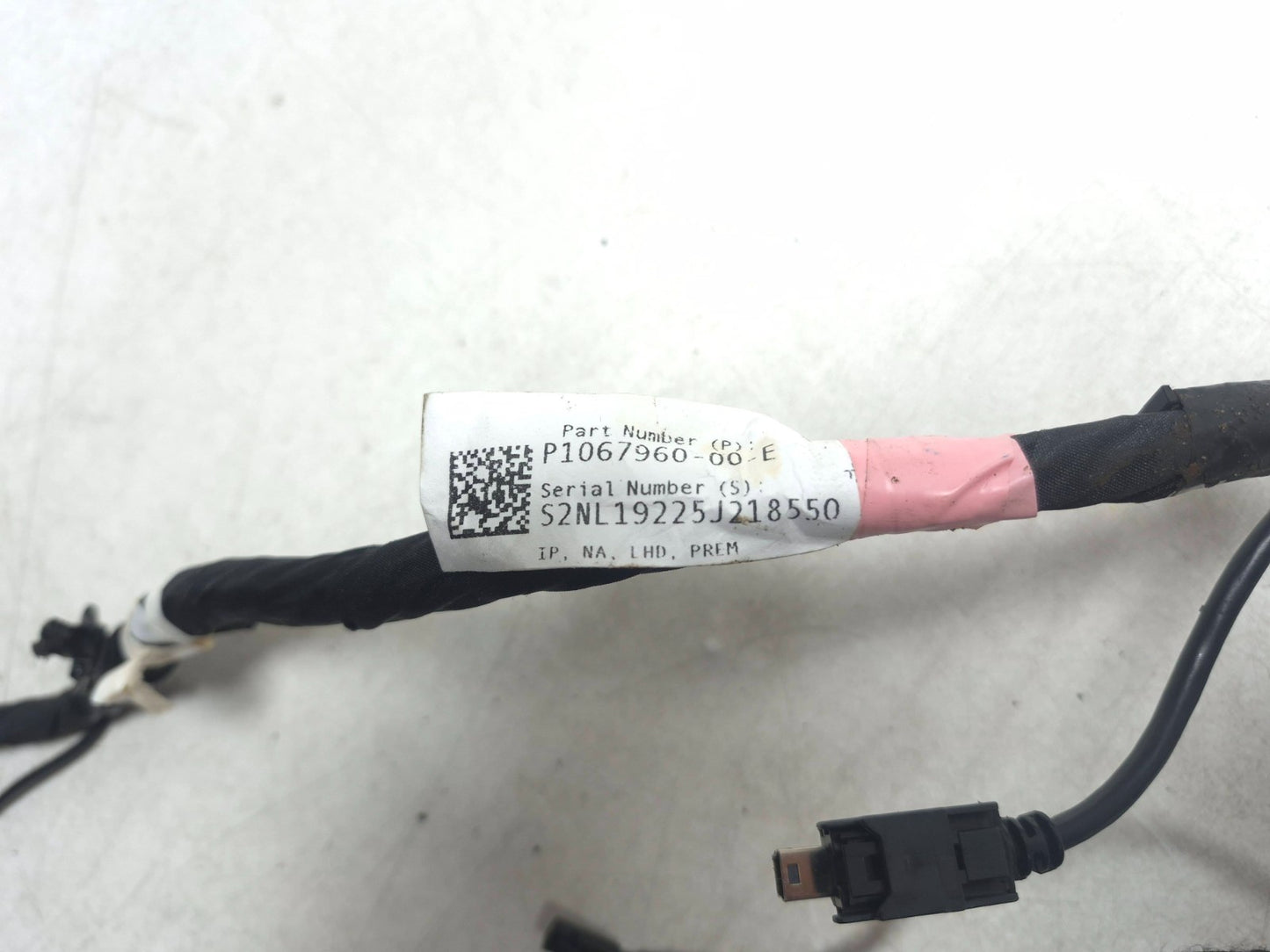 2019 Tesla Model 3 Dashboard Instrument Panel Wiring Harness OEM