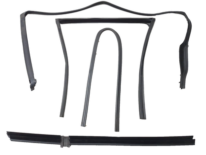 2011 BMW 535i F10 Rear Door Window Belt &weatherstrip Seal Passenger Side Rh OEM