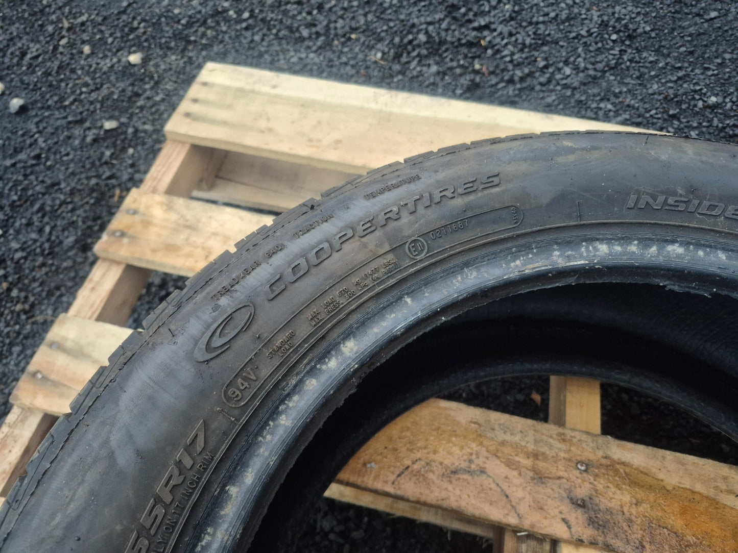 Cooper Cs5 Ultra Touring 215/55r17 94v Used Tire