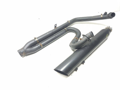2007-2008 Harley Touring Black Pipe 2-into-1 Header& Muffler Exhaust System