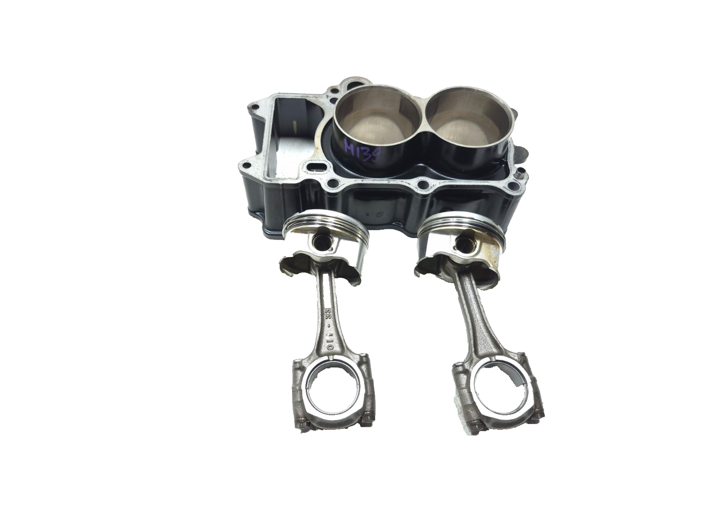 2023 Kawasaki Ninja 400 Ex400 Engine Cylinder & Connecting Rod W/ Piston Set OEM