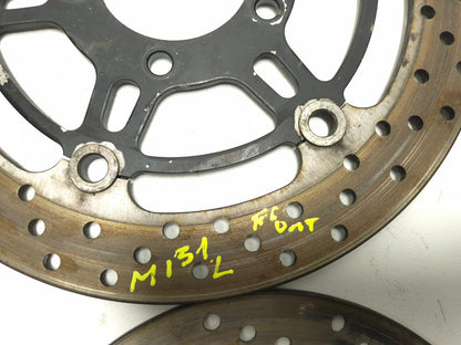 2003 Suzuki Sv 650 Brake Disc Rear & Front 3 Pcs OEM