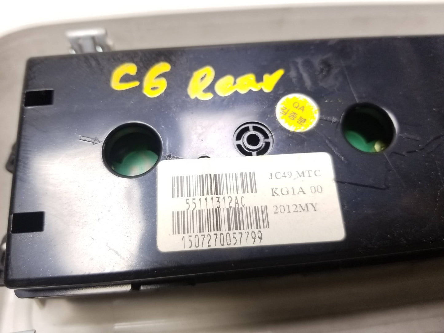 2016 Dodge Grand Caravan Rear AC Heater Control Panel OEM