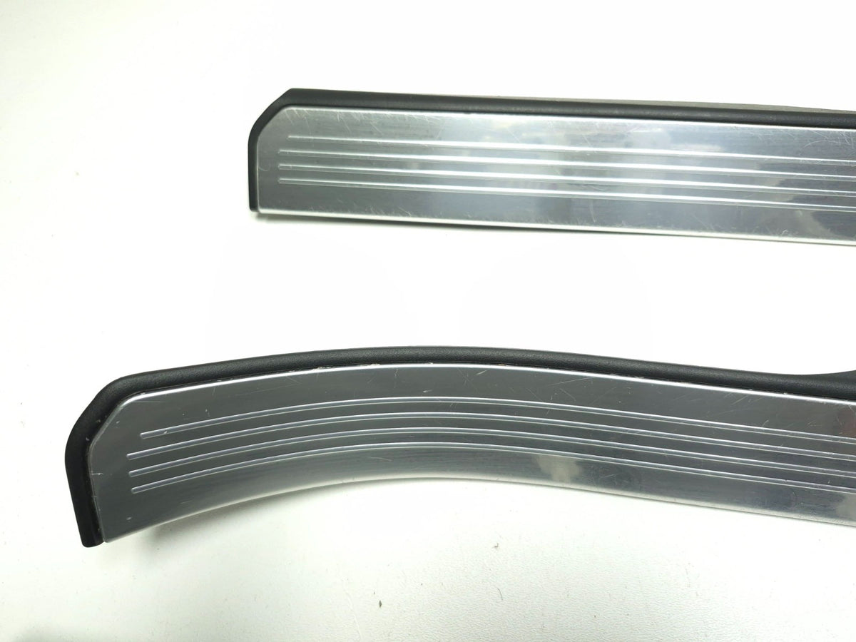 2010 Mercedes S400 W221 Door Sill Scuff Plate Trim Front & Rear OEM